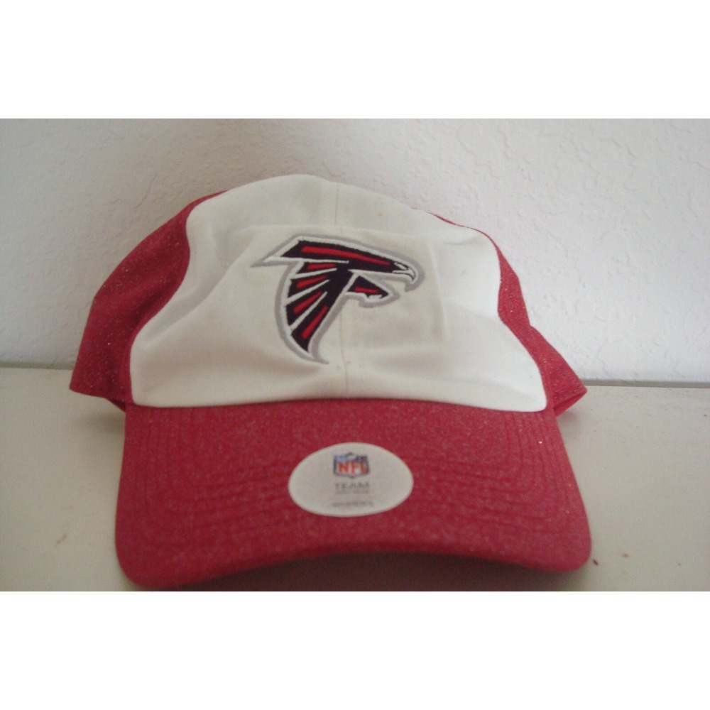 ATLANTA FALCONS GLITTER STRAPBACK DEADSTOCK HAT CAP VINTAGE A4